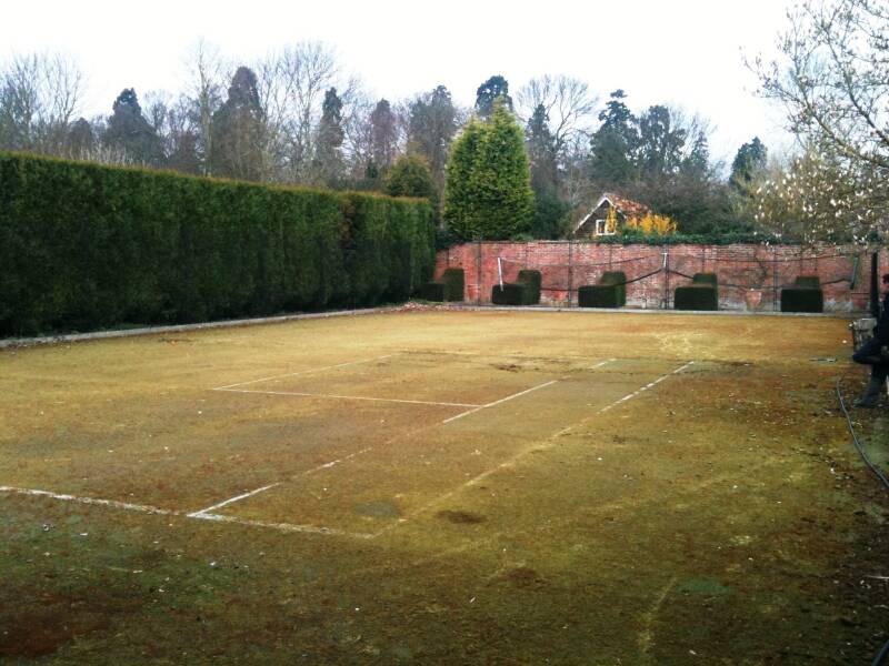 Tennis Court Cleaning & Moss Removal