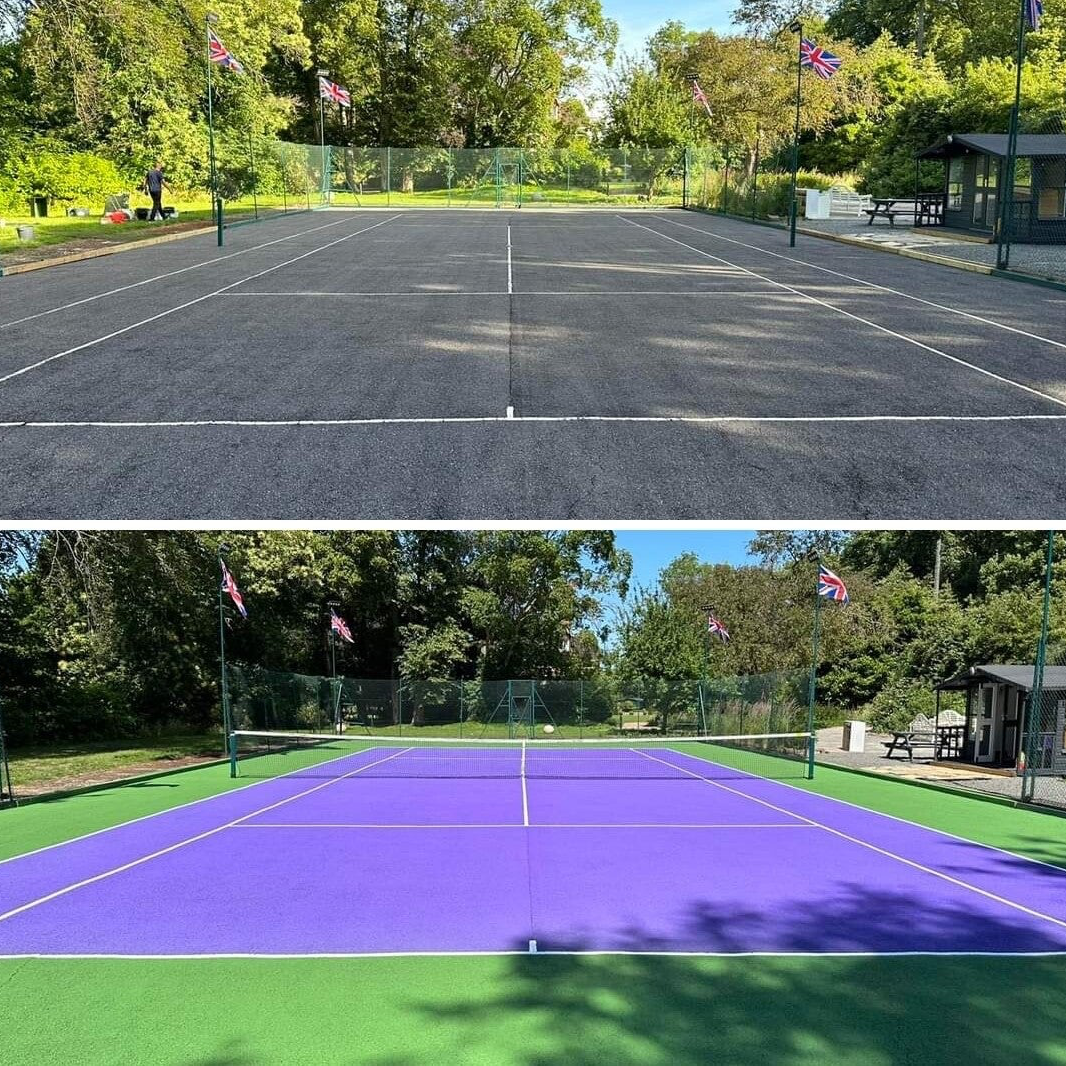 Tennis Court Repainting & Relining