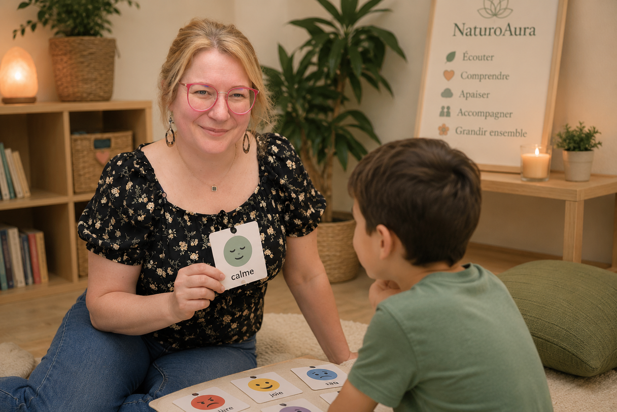 Accompagnement bien-être d'un enfant et de son parent chez NaturoAura