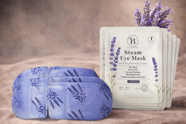 Lot de 5 Masques Chauffants Yeux à la Lavande