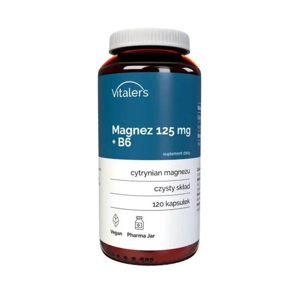 Vitaler's Magnésium 125 mg Vitamine B6 - 120 Capsules