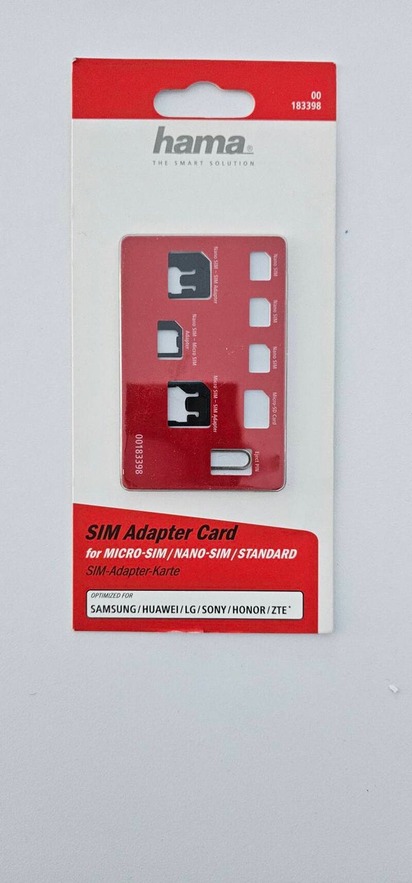 Sim-Karten-Adapter Hama