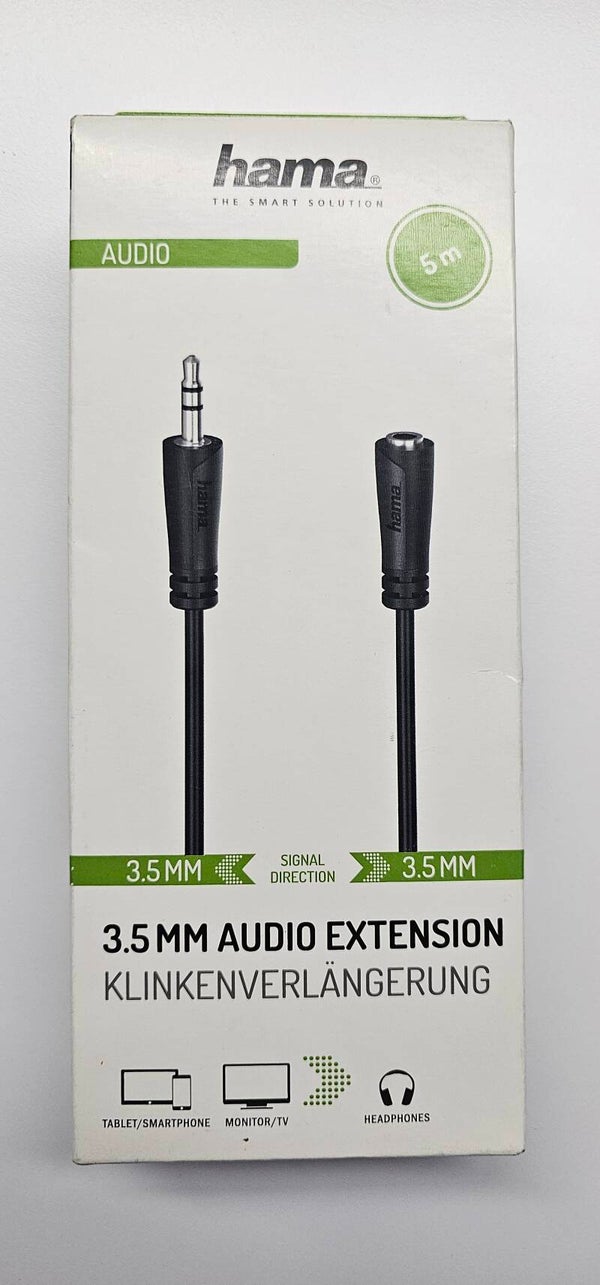Klinkenverlängerung 3.5MM  Hama