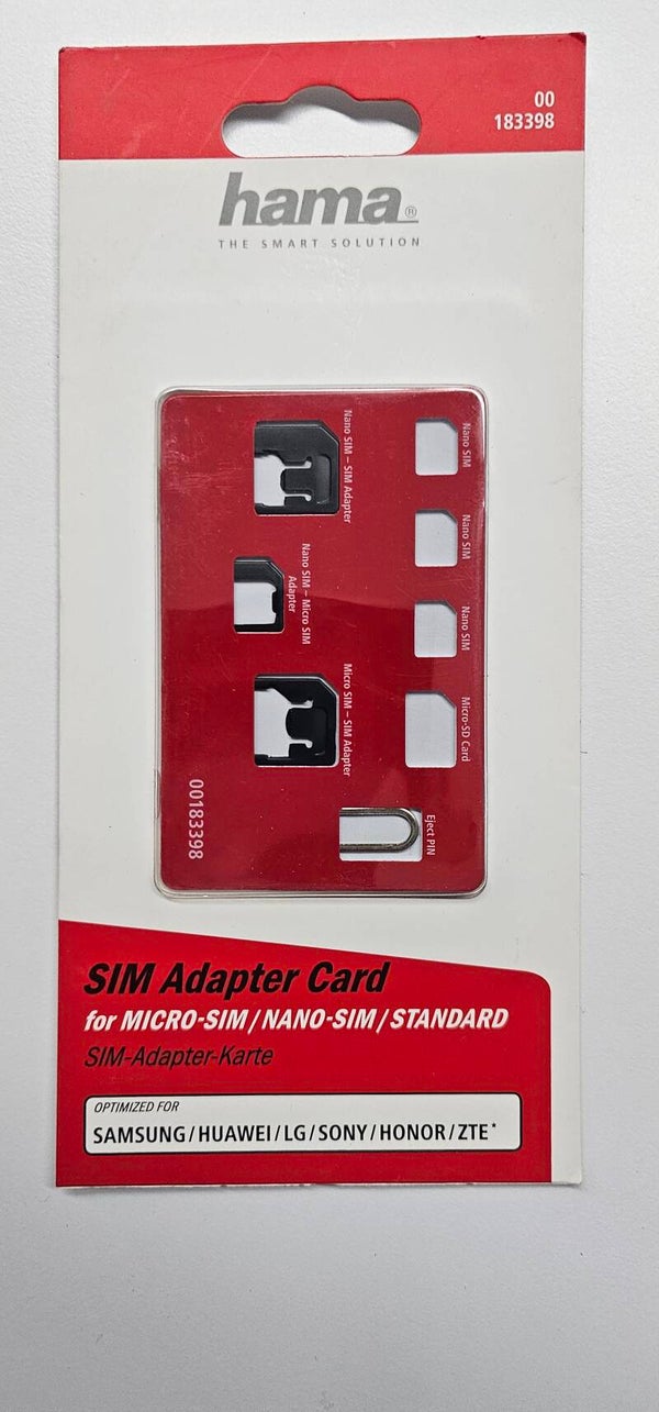 Sim-Karten-Adapter Hama