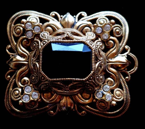 Vintage Filigree Brooch