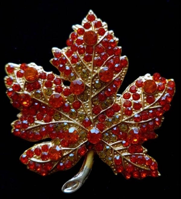 Maple Leaf Brooch