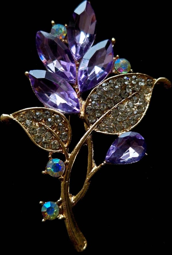 Modern Floral Brooch