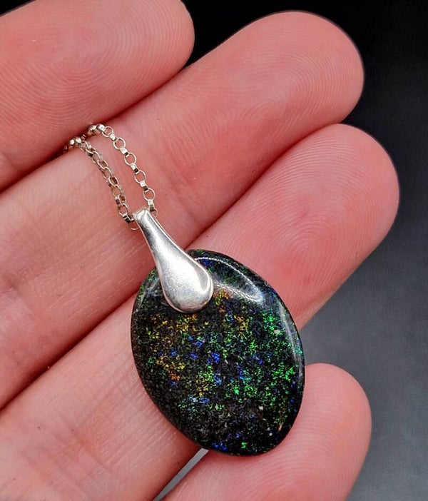 Andamooka Opal Necklace
