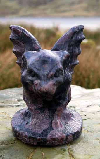 Garnet Gargoyle Carving
