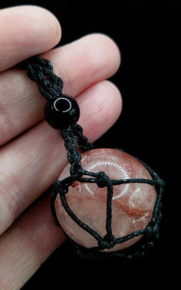 Fire Quartz Necklace