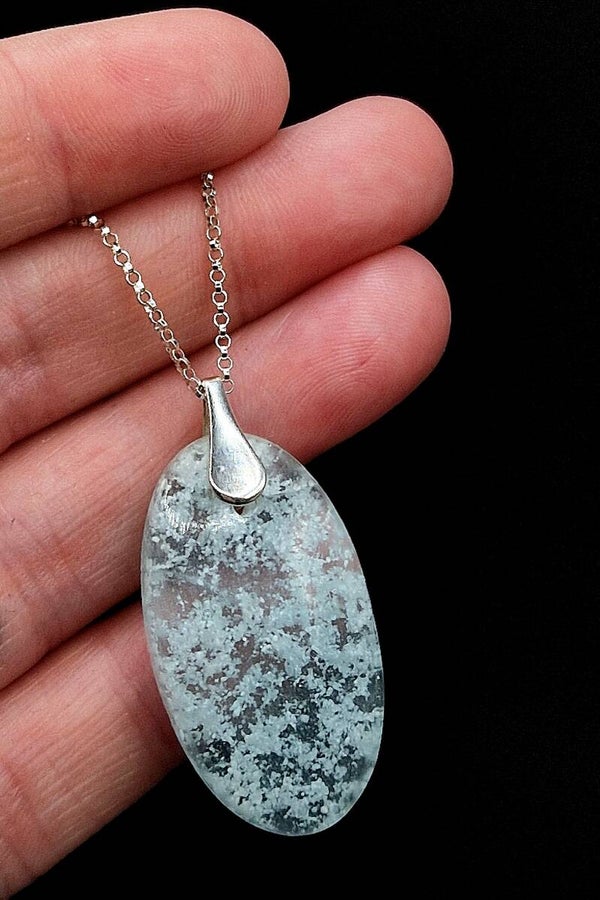 Ice Hemimorphite Necklace
