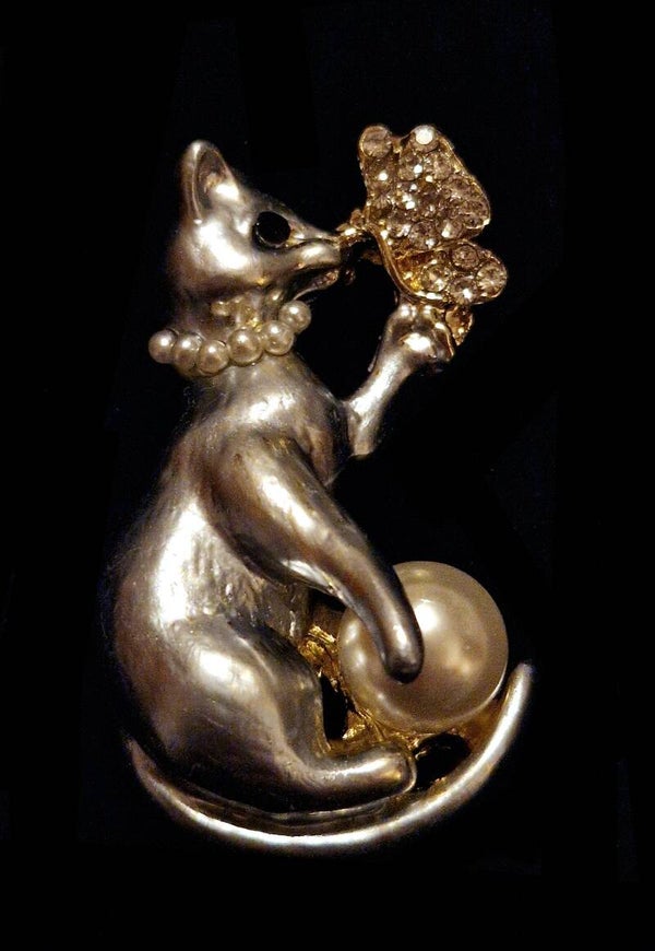 Cat Brooch