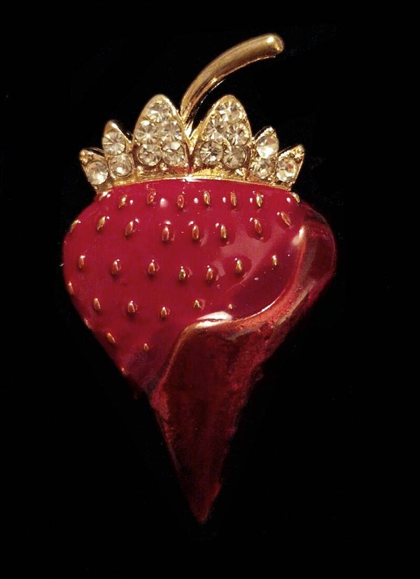 Strawberry Brooch