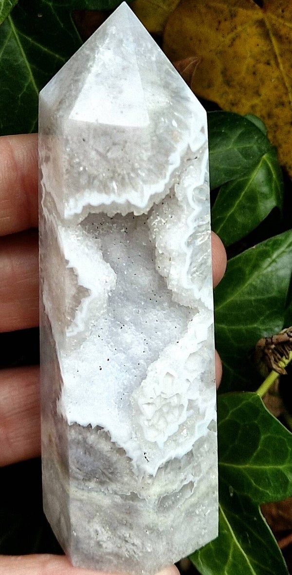 Druzy Agate Tower