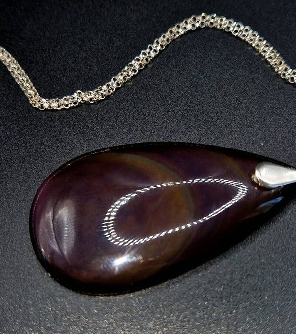 Rainbow Obsidian Necklace