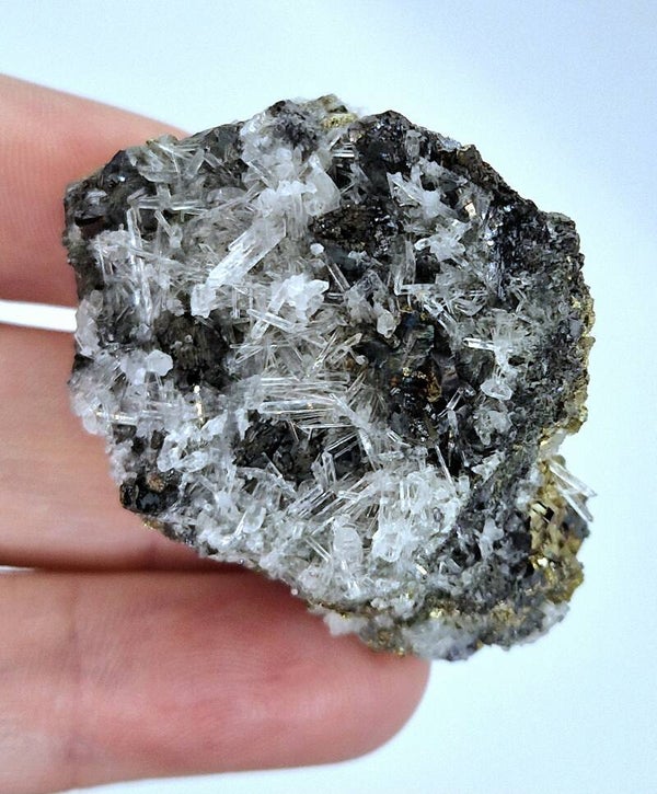 Needle Quartz With Pyrite