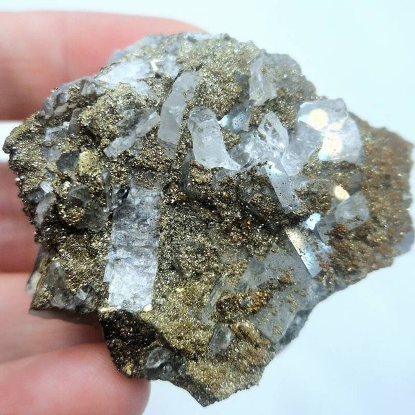 Barite with Marcasite Crystal