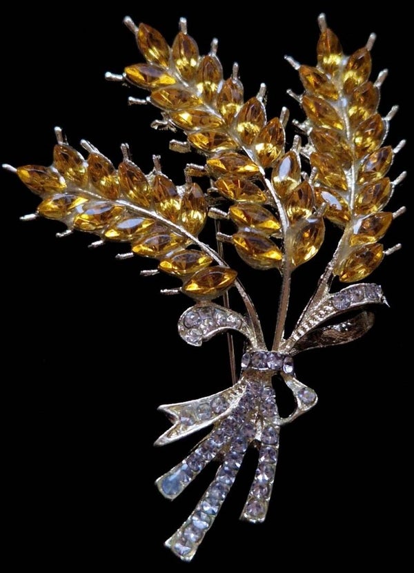 Autumn Wheat Brooch