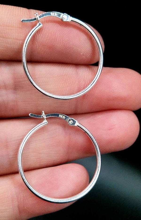 Sterling Hoop Earrings