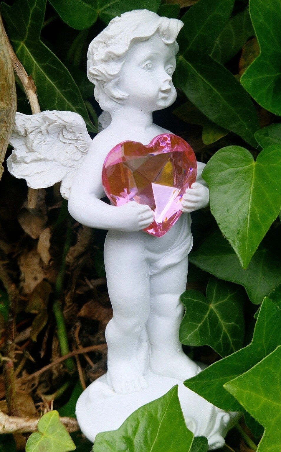 Pink Heart Angel