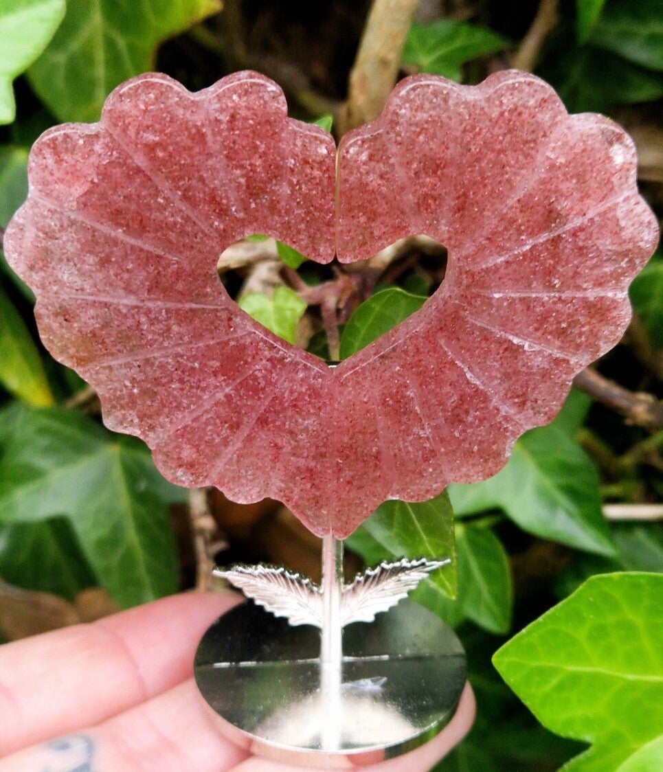 Strawberry Quartz Heart