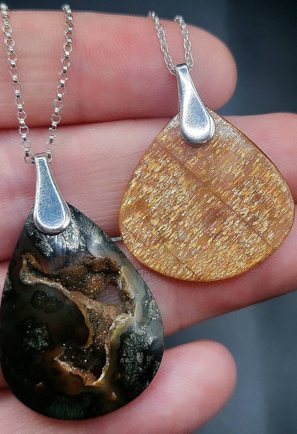 Marcasite & Golden Sunstone Set