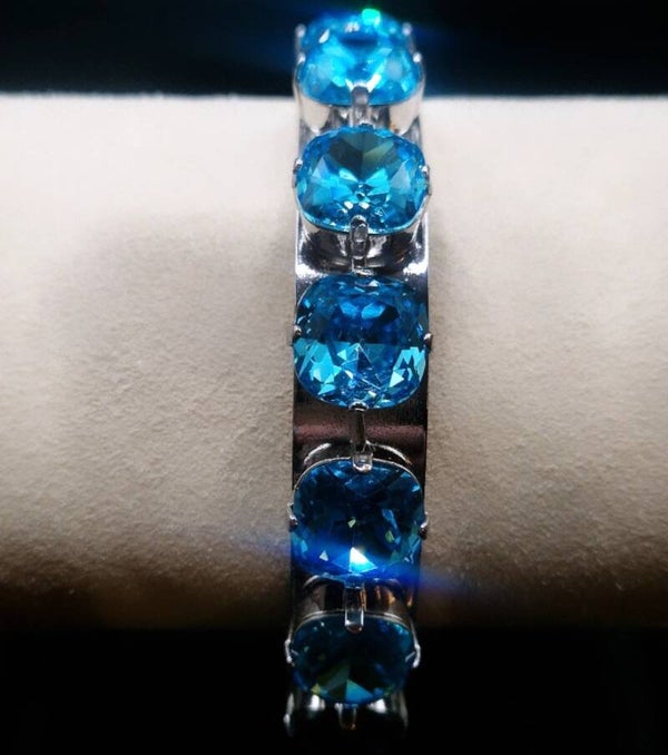 Crystal Blue Cuff