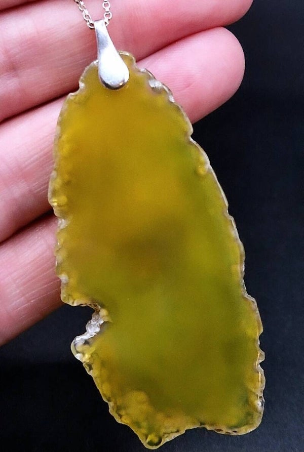 Agate Slice Necklace