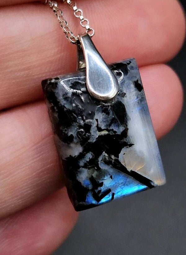 Tourmaline Moonstone Necklace