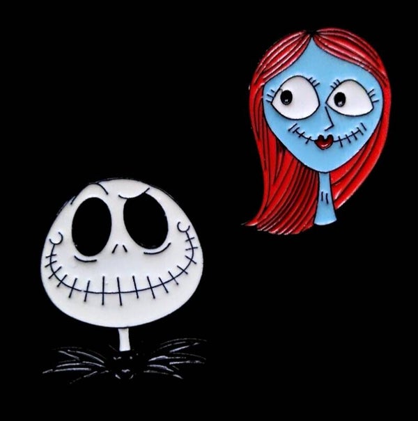 Jack & Sally Brooches