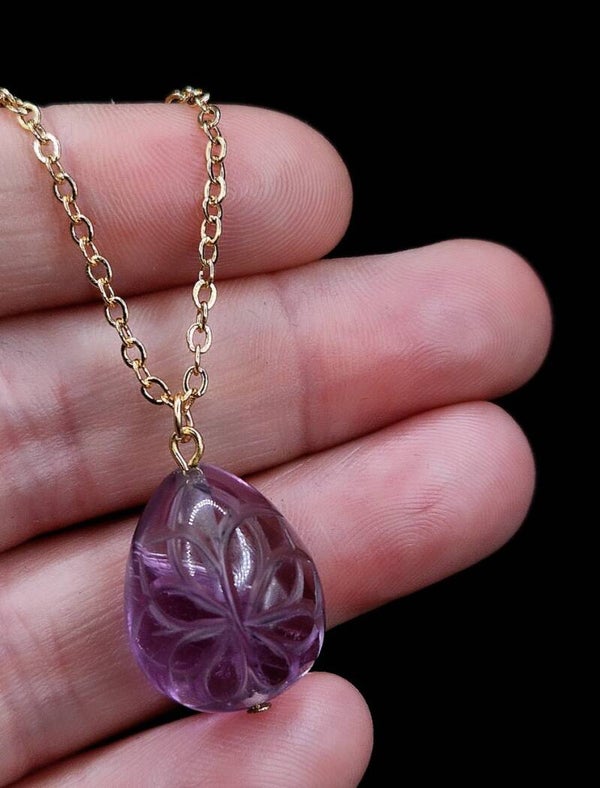 Amethyst Gem Necklace