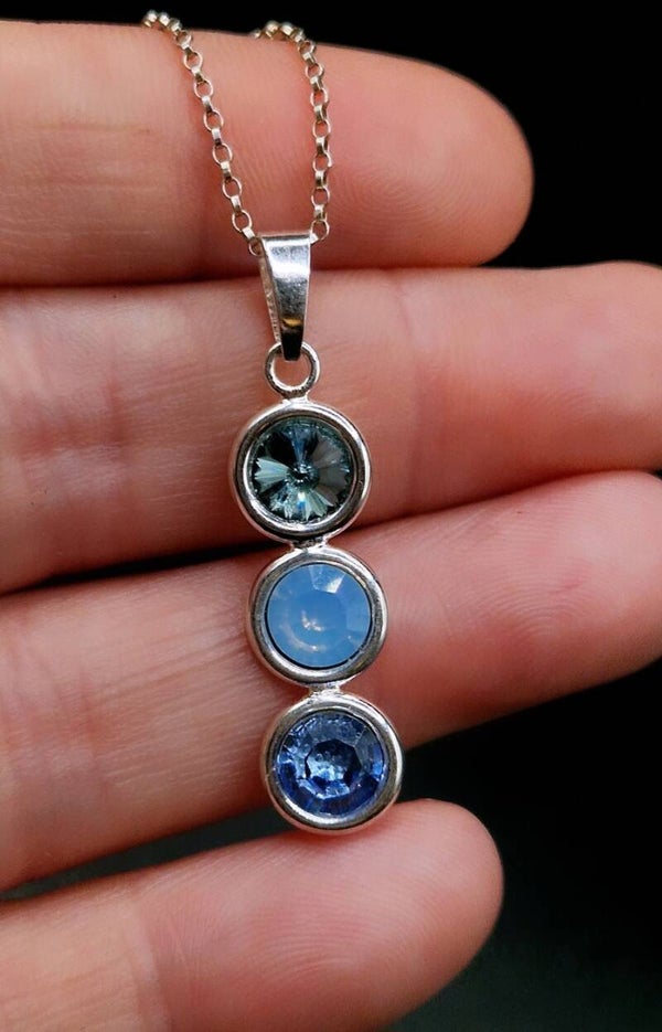 Trio Crystal Necklace