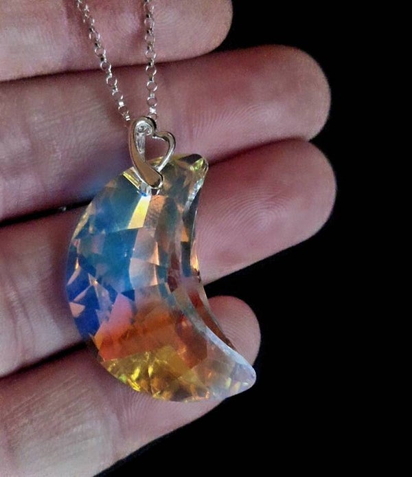 Swarovski Moon Necklace