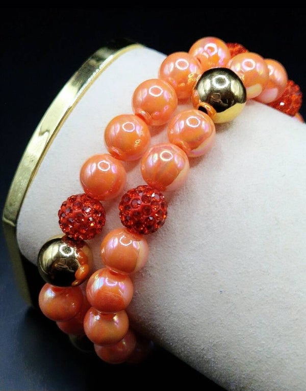 Orange Singular Bracelets