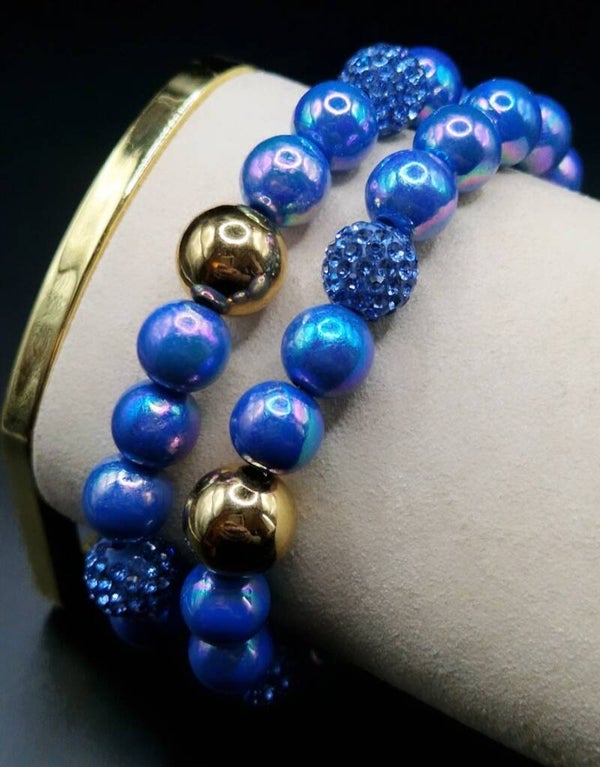 Blue Singular Bracelets