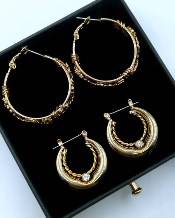 Gold Hoop Earrings