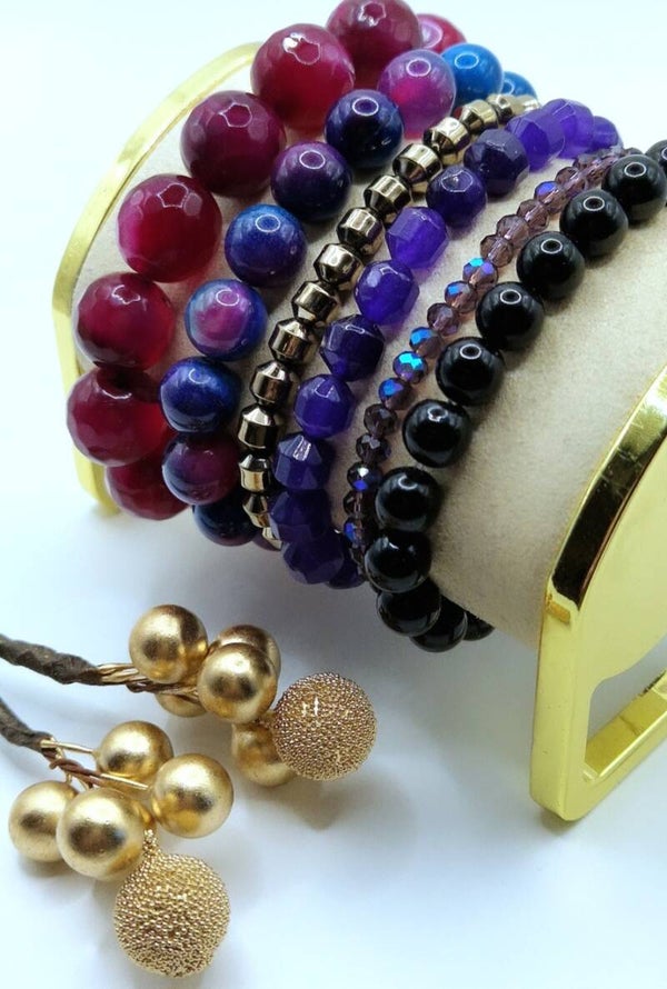 Stackable Gemstone Bracelets