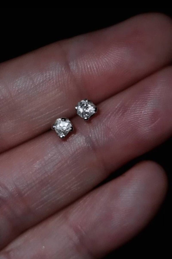 Herkimer Diamond Studs
