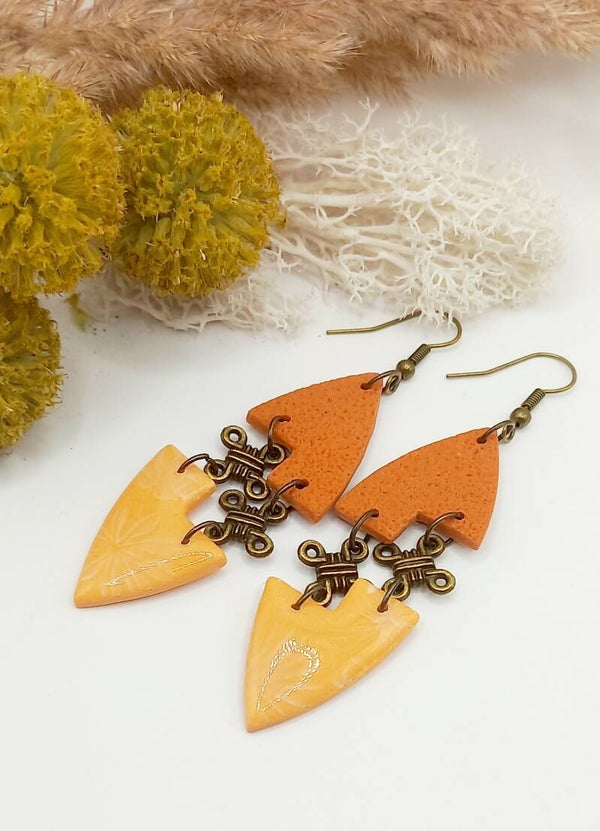 Boucle navette terra cotta