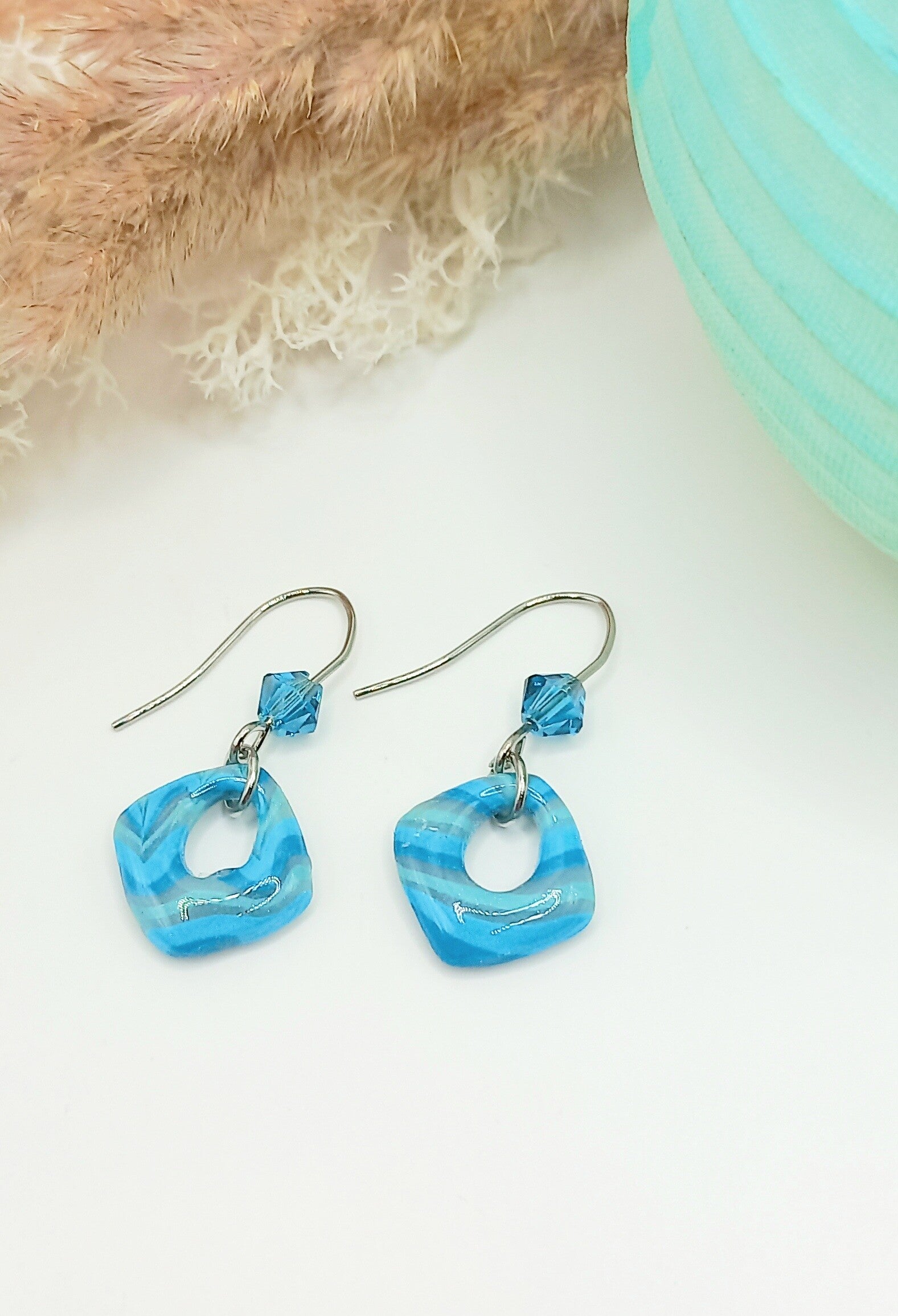 Boucles d'oreilles oceane