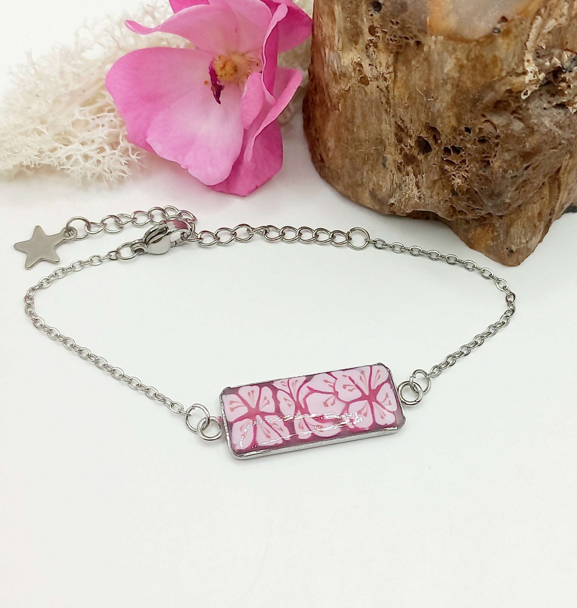 Bracelet chainette Sakura