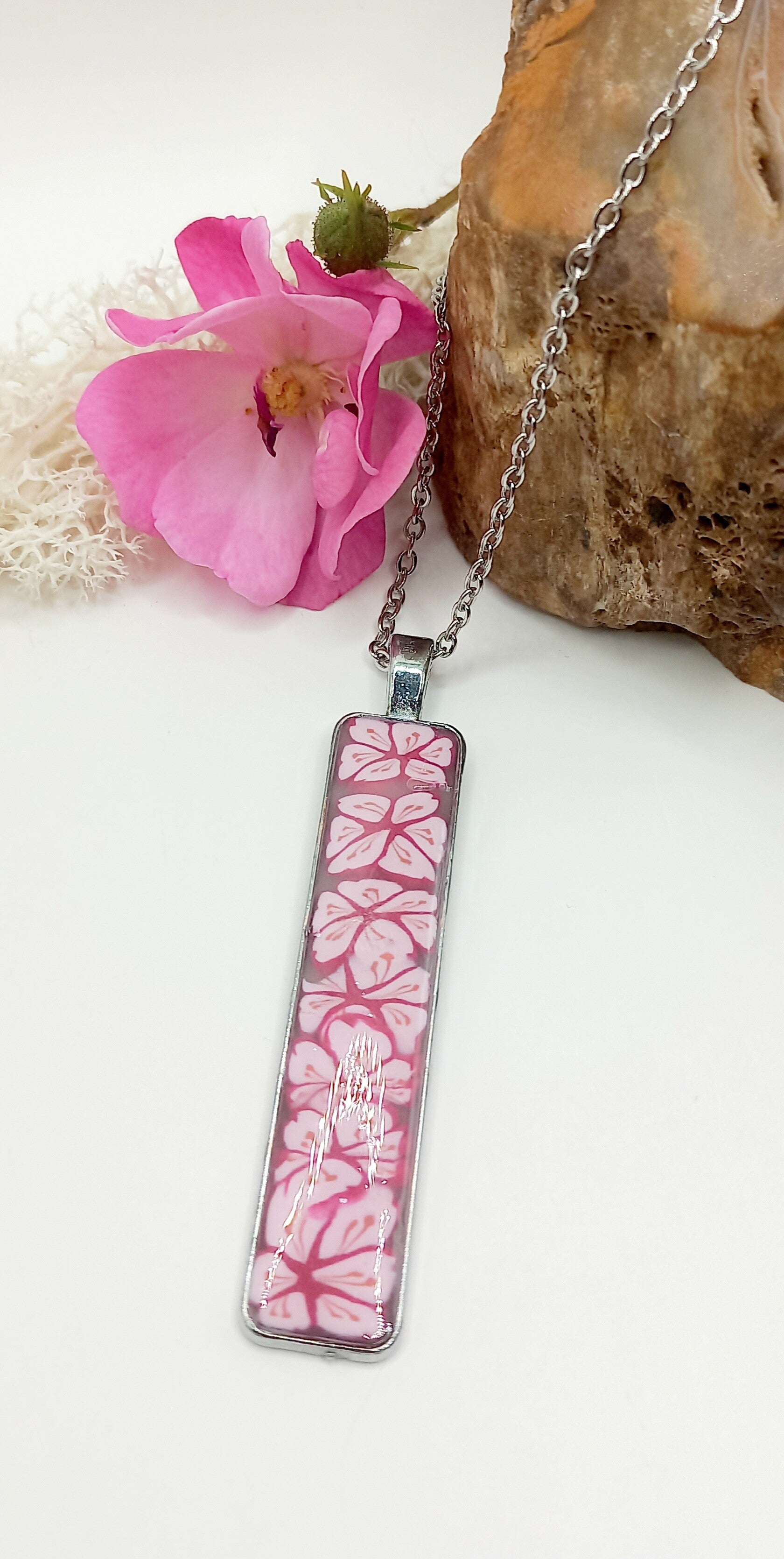 Collier rectangulaire Sakura