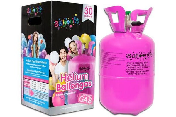 Helium tank voor 30x 9 inch ballonnen