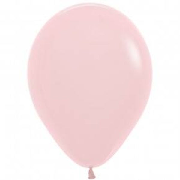 Sempertex Pastel Matte Pink 609   12 inch 50st.