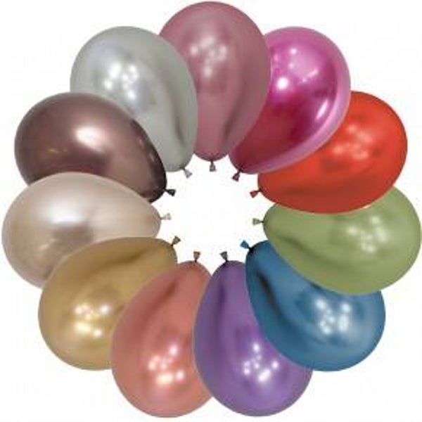 helium gevulde Chrome-reflex ballonnen