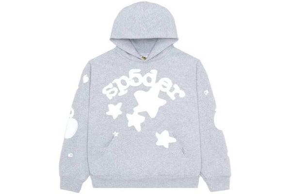 Grey Beluga Sp5der hoodie