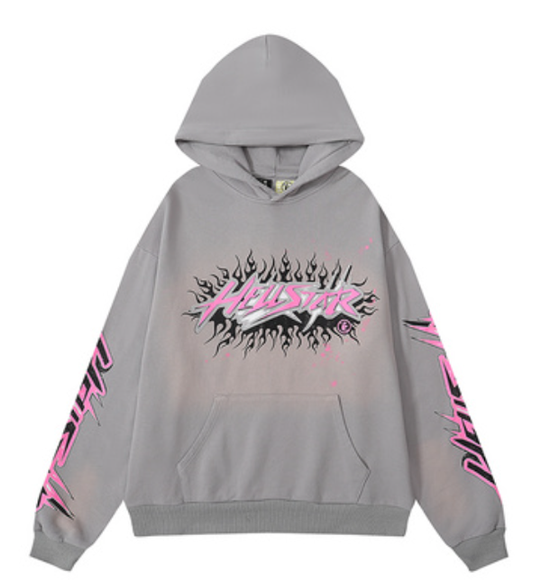 Grey Hellstar Hoodie