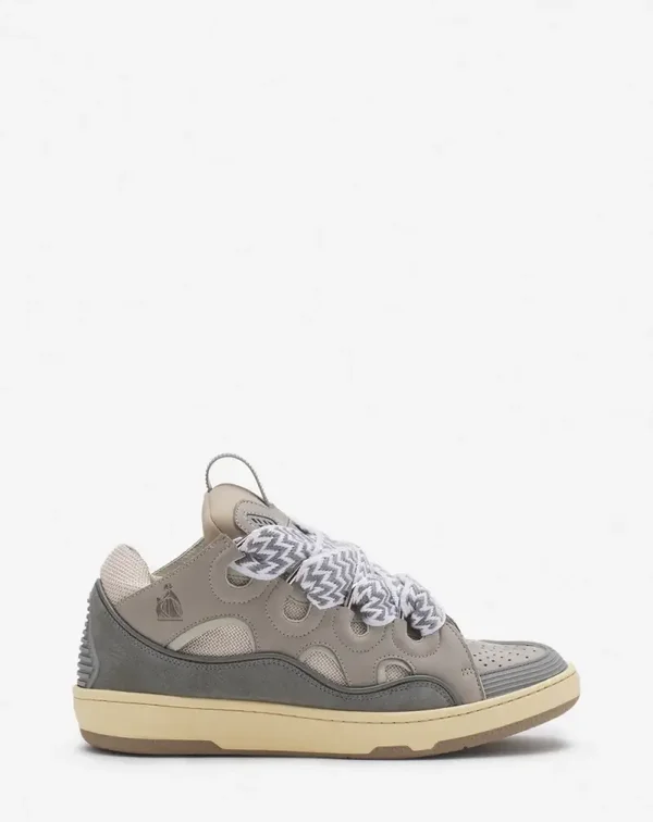Lanvin Curb Sneakers For Women -  Grey