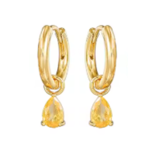 Yellow earrings