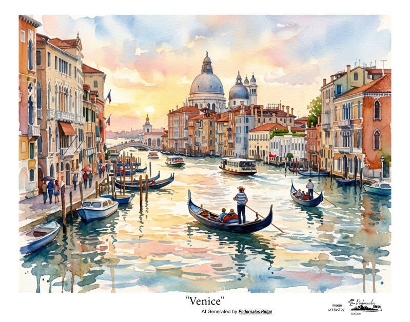 "Venice" AI Image - Generated for Pedernales Ridge